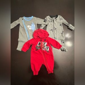 Nike Jordan Bundle x3 One Piece for Newborn
